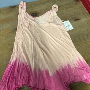 Free People Pink Ombre Tank Top